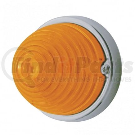 37908 by UNITED PACIFIC - Truck Cab Light - 17 LED Beehive Flush Mount Kit, Amber LED/Amber Lens