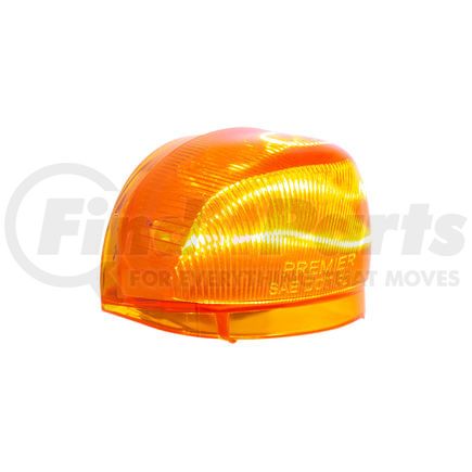 38002 by UNITED PACIFIC - Turn Signal Light - Front, (5) LED Amber, Amber Lens, Dual Function Guide