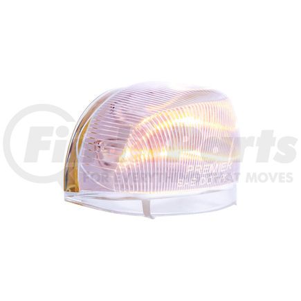 38003 by UNITED PACIFIC - Turn Signal Light - Front, (5) LED Amber, Clear Lens, Dual Function Guide