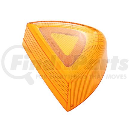 38548-1 by UNITED PACIFIC - Turn Signal Light Lens - Low Profile, Amber, for Peterbilt