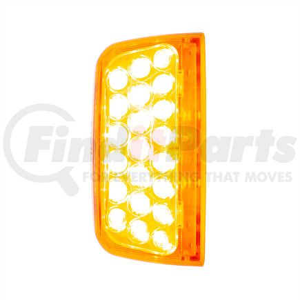 38550 by UNITED PACIFIC - Turn Signal Light - 31 LED, Amber LED/Amber Lens, for Peterbilt