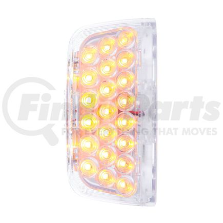 38553 by UNITED PACIFIC - Turn Signal Light - 31 LED, Amber LED/Clear Lens, for Peterbilt