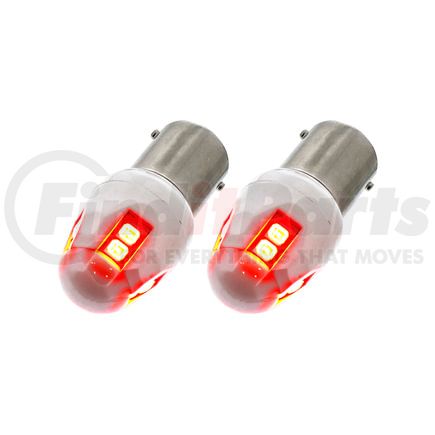 38898 by UNITED PACIFIC - Turn Signal Light Bulb - High Power 8 LED 1156 Bulb, Red