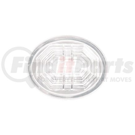 39244 by UNITED PACIFIC - Auxiliary Light - 3 LED, Oval, White LED, Clear Lens, 2 Wires, with Bullet Connectors