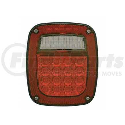 39353B by UNITED PACIFIC - Brake/Tail/Turn Signal Light - LED Reflector Universal Combination Tail Light, without License Light