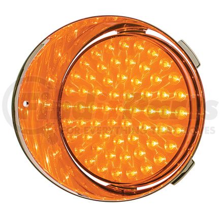 39902 by UNITED PACIFIC - Daytime Running Light - LH, 61 LED, Amber LED/Amber Lens, for Freightliner