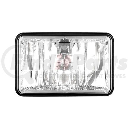 31396 by UNITED PACIFIC - Headlight - 1 High Power, LED, RH/LH, 4 x 6" Rectangle, Chrome Housing, Low Beam