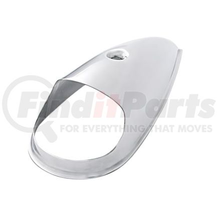 32014B by UNITED PACIFIC - Headlight Housing - Headlight Turn Signal Housing, Stainless Steel, Guide, 682-C