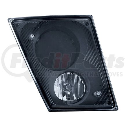 32589 by UNITED PACIFIC - Fog Light - RH, Assembly, Black, for 2003-2017 Volvo VN/VNL