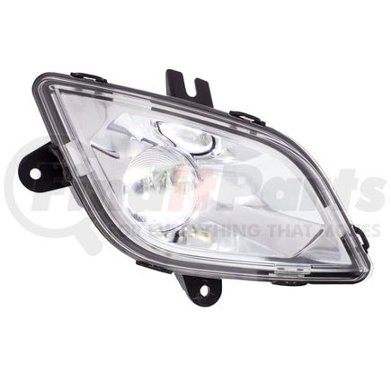 32599 by UNITED PACIFIC - Fog Light - Chrome, Passenger Side, High Power LED, for 2018-2021 Freightliner Cascadia