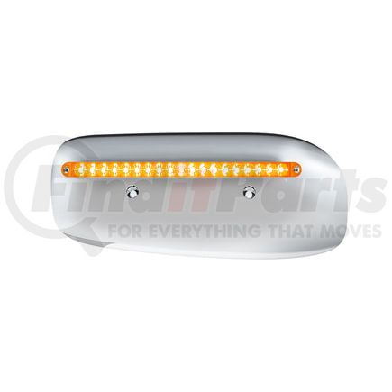 32856 by UNITED PACIFIC - Headlight Housing - Driver Side, 19 LED, Amber LED/Lens, for 2008-2023 Peterbilt 389