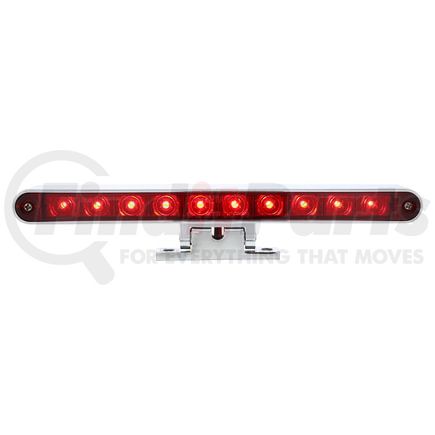 33010 by UNITED PACIFIC - 3rd Brake Light - 10 LED Split Function, with Chrome Swivel Pedestal Base, Red LED/Red Lens