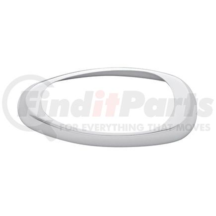 34017 by UNITED PACIFIC - Light Bezel - Chrome, Plastic, Sleeper Fairing, for Freightliner Century/Columbia/Coronado