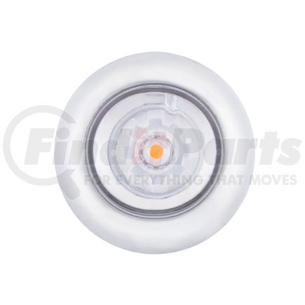 34822 by UNITED PACIFIC - Clearance/Marker Light - 3/4 in., Round, Amber LED/Clear Lens, ArcBlast Mini Light