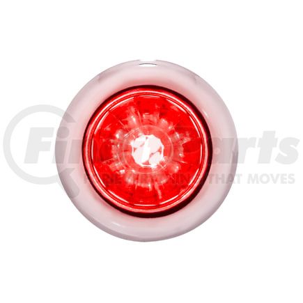 34848 by UNITED PACIFIC - Clearance Light - 4 LED, Red LED/Lens, Dual Function, Mini Watermelon Style