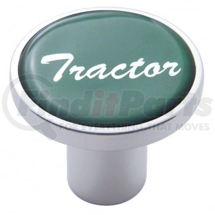 23224 by UNITED PACIFIC - Air Brake Valve Control Knob - "Tractor", Green Glossy Sticker