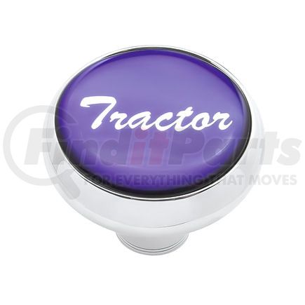 23403 by UNITED PACIFIC - Air Brake Valve Control Knob - "Tractor" Deluxe, Purple Glossy Sticker