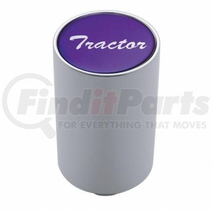 23727 by UNITED PACIFIC - Air Brake Valve Control Knob - "Tractor" 3", Purple Glossy Sticker