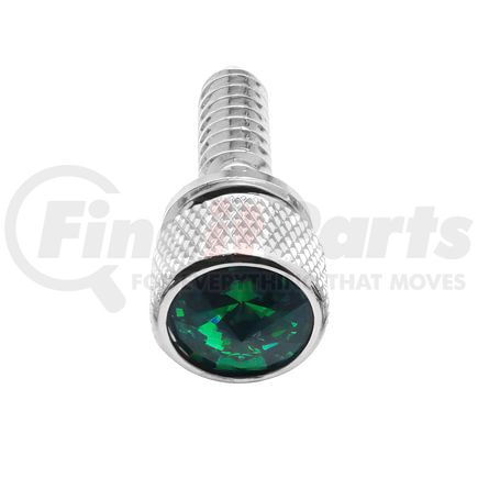 23803 by UNITED PACIFIC - Dash Panel Screw - Dash Screw, with Green Diamond, for Peterbilt