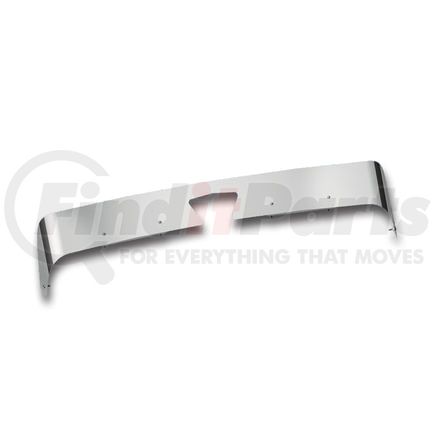 29097 by UNITED PACIFIC - Hood Deflector - Bug Deflector, Stainless, for 2010+ Freightliner Coronado
