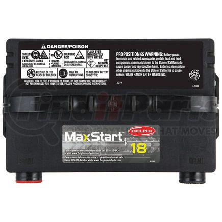 BU5078 by DELPHI - Vehicle Battery