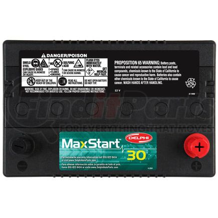 BU6034 by DELPHI - Vehicle Battery