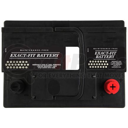 BU6096R by DELPHI - Maxstart™ 18 Vehicle Battery - Remanufactured, Top Right, 740 Cranking Amps, 90 Reserved Capacity