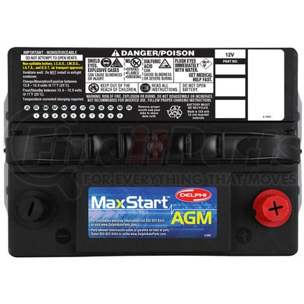 BU9035 by DELPHI - Vehicle Battery