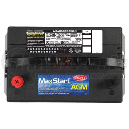 BU9065 by DELPHI - Vehicle Battery