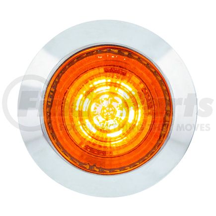 36035 by UNITED PACIFIC - Clearance/Marker Light - 1.25 in., Round, 6 Amber LEDs, Amber Lens, Dual Function