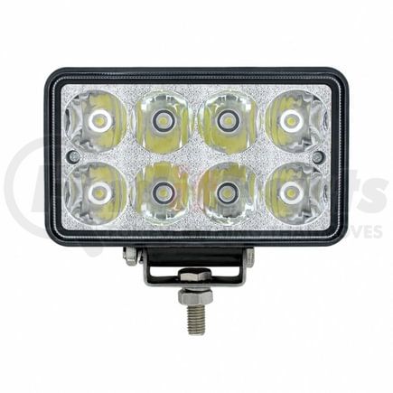 36507 by UNITED PACIFIC - Work Light - Vehicle-Mounted, 8 High Power, LED, Rectangular, with Chrome Reflector