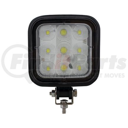 36514 by UNITED PACIFIC - Vehicle-Mounted Work Light - Square, 9 LED, Wide Angle