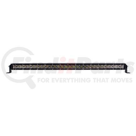 36615 by UNITED PACIFIC - Light Bar - High Power, LED, Spot/Flood Light, Clear Lens, Black Aluminum Housing, Single Row, 30 CREE LED Light Bar, 10500 Lumens, with Mounting Bracket