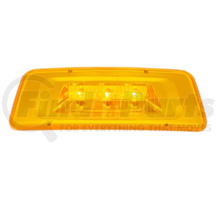 36747 by UNITED PACIFIC - Turn Signal/Parking Light - 3 LED, Amber LED/Amber Lens, for Kenworth T680/T700/T880