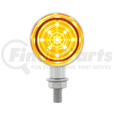 36859 by UNITED PACIFIC - Accessory Switch Light Bulb - 9 LED, Dual Function, Mini Bullet Light, Amber LED/Amber Lens