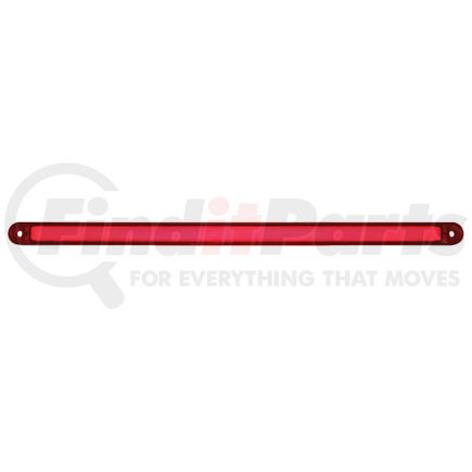 36862 by UNITED PACIFIC - Brake / Tail / Turn Signal Light - Carded, Dual Function 12" GloLight Bar, 24 LED, Red LED/Lens