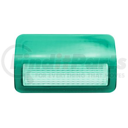 37071 by UNITED PACIFIC - Door Light Lens - RH, Green, for 2006+ Peterbilt