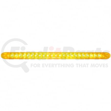 37089 by UNITED PACIFIC - Turn Signal Light - 23 SMD LED 17.25" Reflector Light Bar Only, Amber LED/Amber Lens