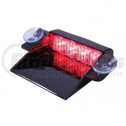 37184B by UNITED PACIFIC - Multi-Purpose Warning Light - 4 High Power LED Dash Warning Light, Red LED