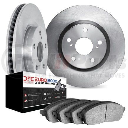 6602-31019 by DYNAMIC FRICTION COMPANY - Rotors with 5000 Euro Ceramic Brake Pads