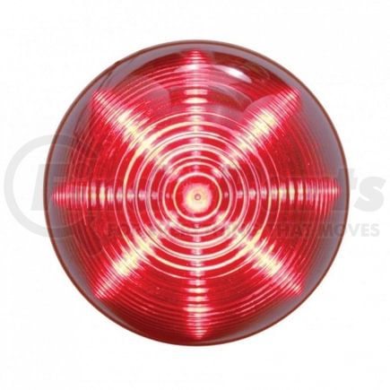 38179 by UNITED PACIFIC - Clearance Light - 2-1/2" Round Beehive Light, 13 LED, Red LED/Lens