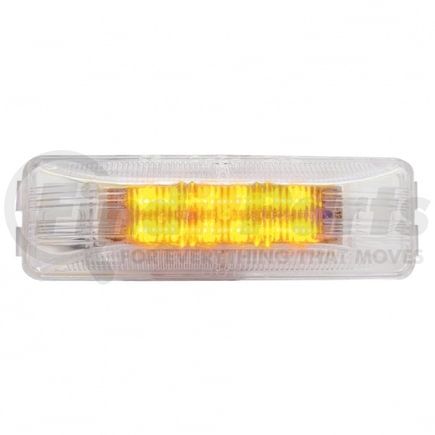 38212 by UNITED PACIFIC - Clearance/Marker Light, Amber LED/Clear Lens, Rectangle Design, 12 LED