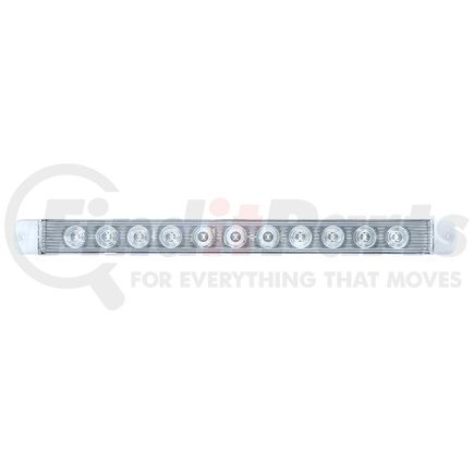38464 by UNITED PACIFIC - Turn Signal Light - 11 LED 17" Turn Signal Light Bar Only, Amber LED/Clear Lens