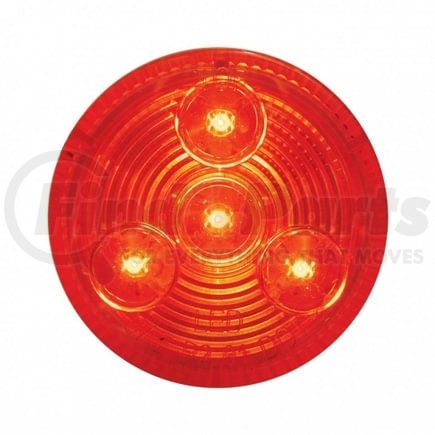 38466B by UNITED PACIFIC - Clearance Light - Bulk, 2-1/2" Round Low Profile Light, 4 LED, Red LED/Lens