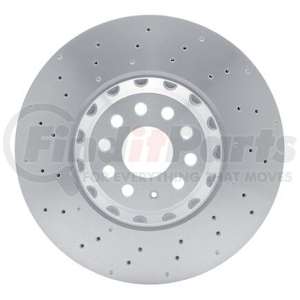 620-73095 by DYNAMIC FRICTION COMPANY - DFC Brake Rotor - Drilled