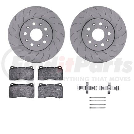 6312-46032 by DYNAMIC FRICTION COMPANY - Brake Rotor with 3000 Ceramic Brake Pads and Hardware