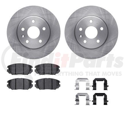 6512-45103 by DYNAMIC FRICTION COMPANY - Brake Rotor with 5000 Brake Pads and Hardware Kit