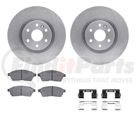 6512-46329 by DYNAMIC FRICTION COMPANY - Brake Rotor with 5000 Brake Pads and Hardware Kit