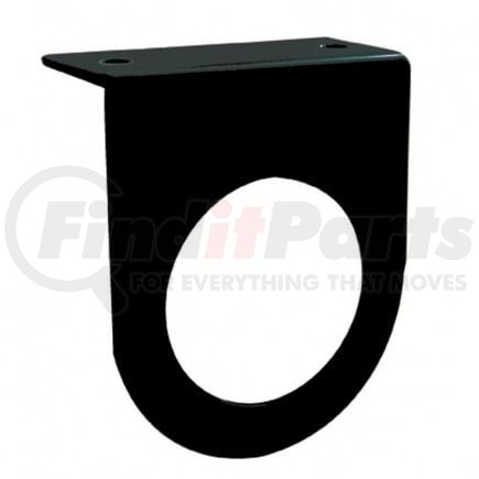 34004 by UNITED PACIFIC - Marker Light Mounting Bracket - 2.5", Black, with Flange, 1 Hole