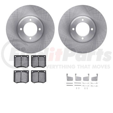 6512-56104 by DYNAMIC FRICTION COMPANY - Brake Rotor with 5000 Brake Pads and Hardware Kit